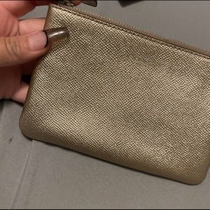 Coach Corner Zip Wristlet